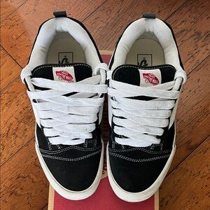 Vans Knu Skool Black and White Sneakers